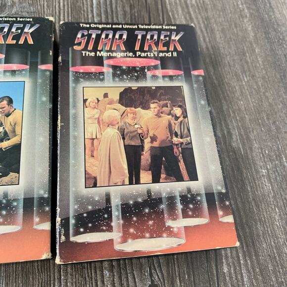 Lot Of 2 Star Trek Betamax Tapes Episodes 12 & 16 Miri The Menagerie I & II - Picture 3 of 6